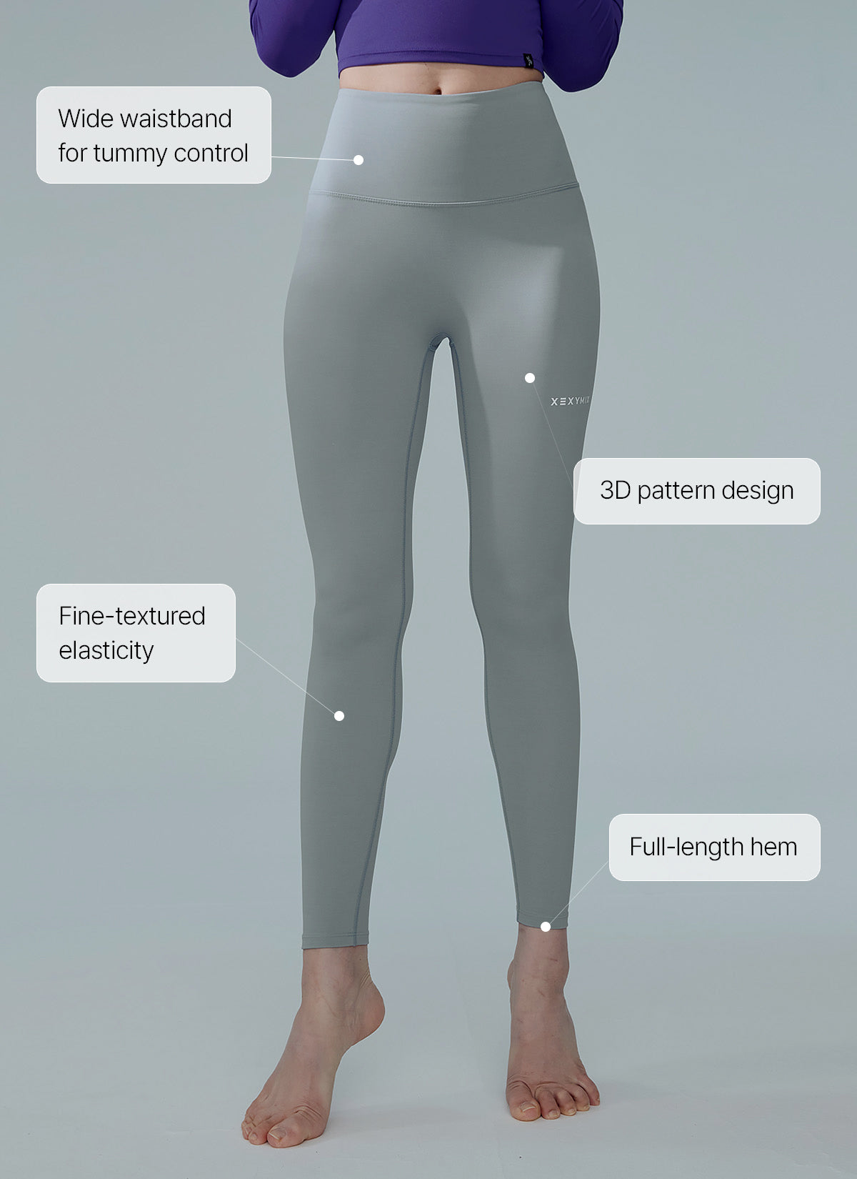 Black Label 360N High Waist Yoga Leggings for Women - 4-Way Stretch Workout Running Gym Pants - Perfect for Yoga, Pilates, Running & Lounge Wear