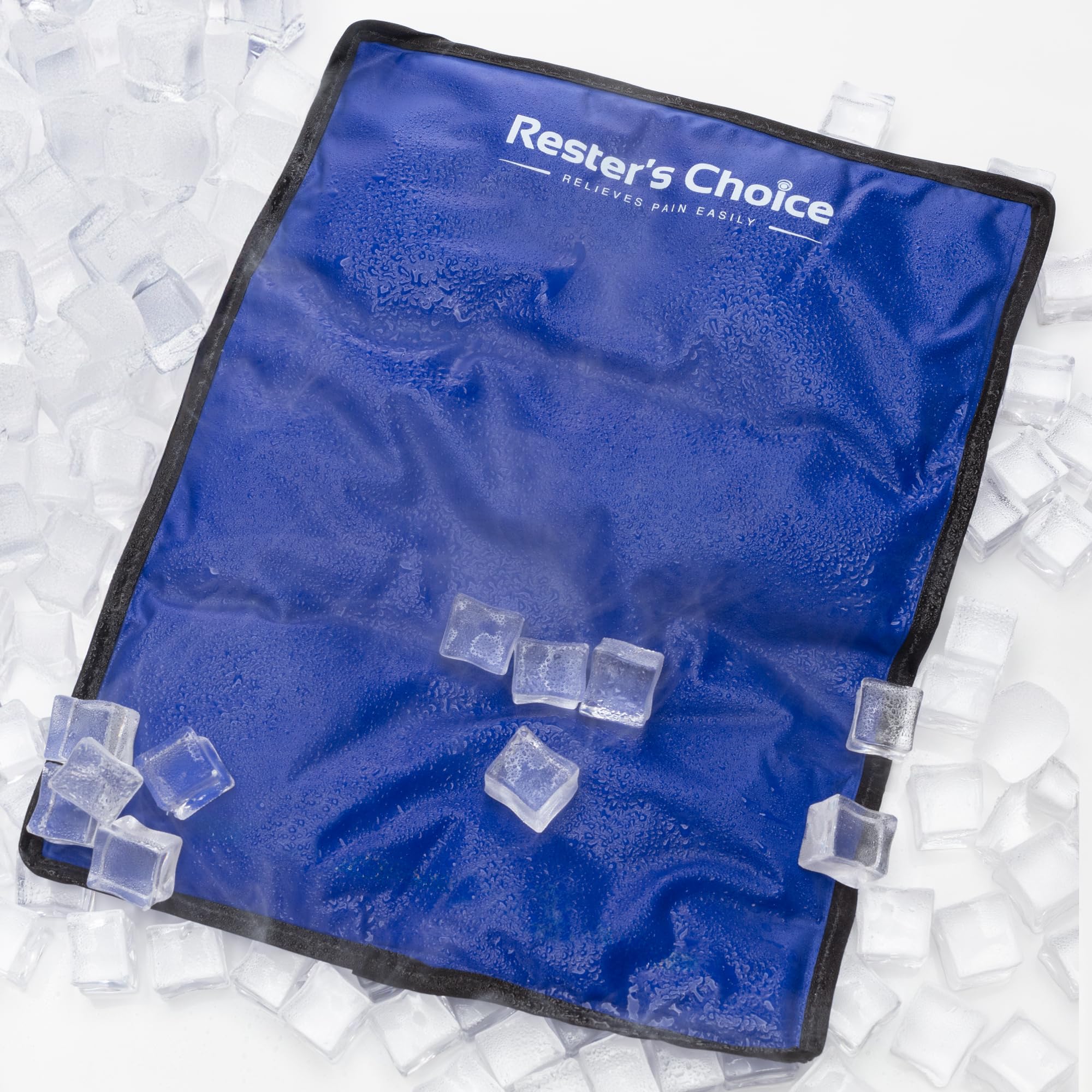 Rester’s Choice Large Ice Pack Wrap for Pain Relief – Hot & Cold Therapy Gel Packs for Injuries, Swelling, Surgery – Reusable 11x14.5