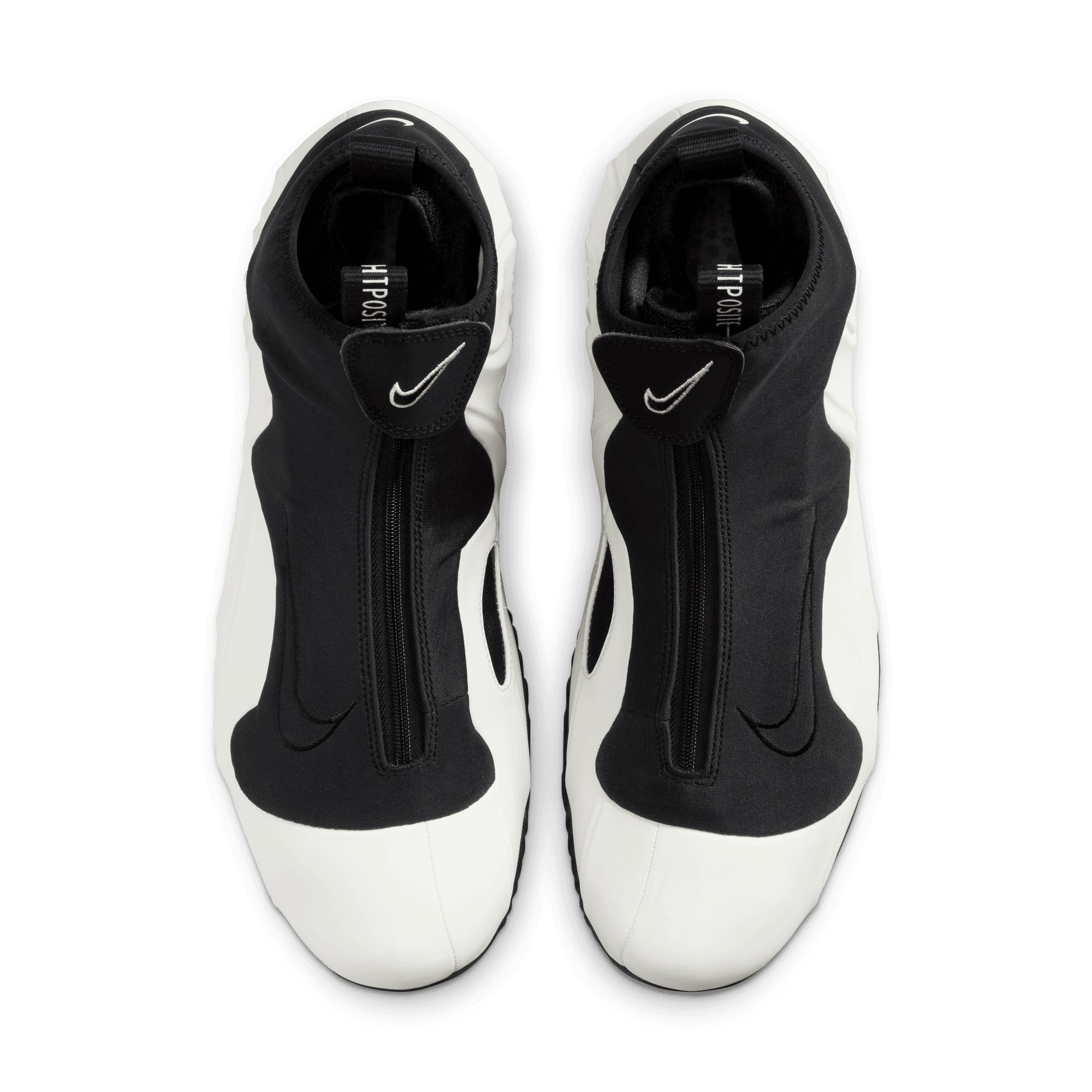 Nike Air Flightposite QS Sail/Black Basketball Shoes - High-Performance Cushioning & Support for Men's Indoor/Outdoor Play