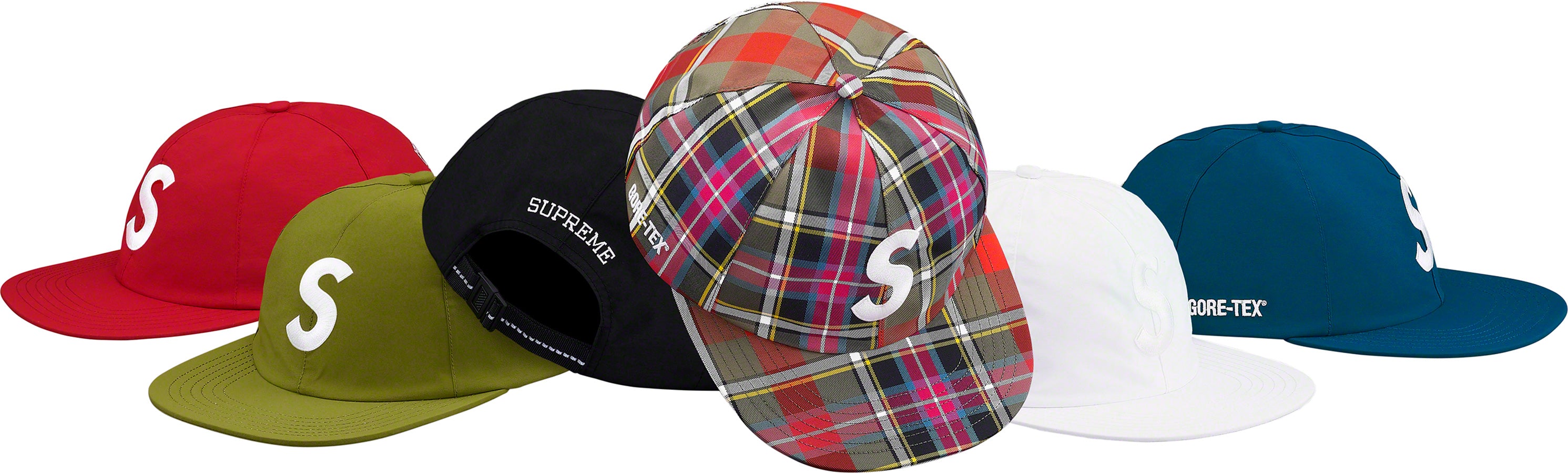 GORE-TEX S Logo 6-Panel Hat - Waterproof & Breathable Outdoor Cap for Hiking, Camping & Everyday Wear
