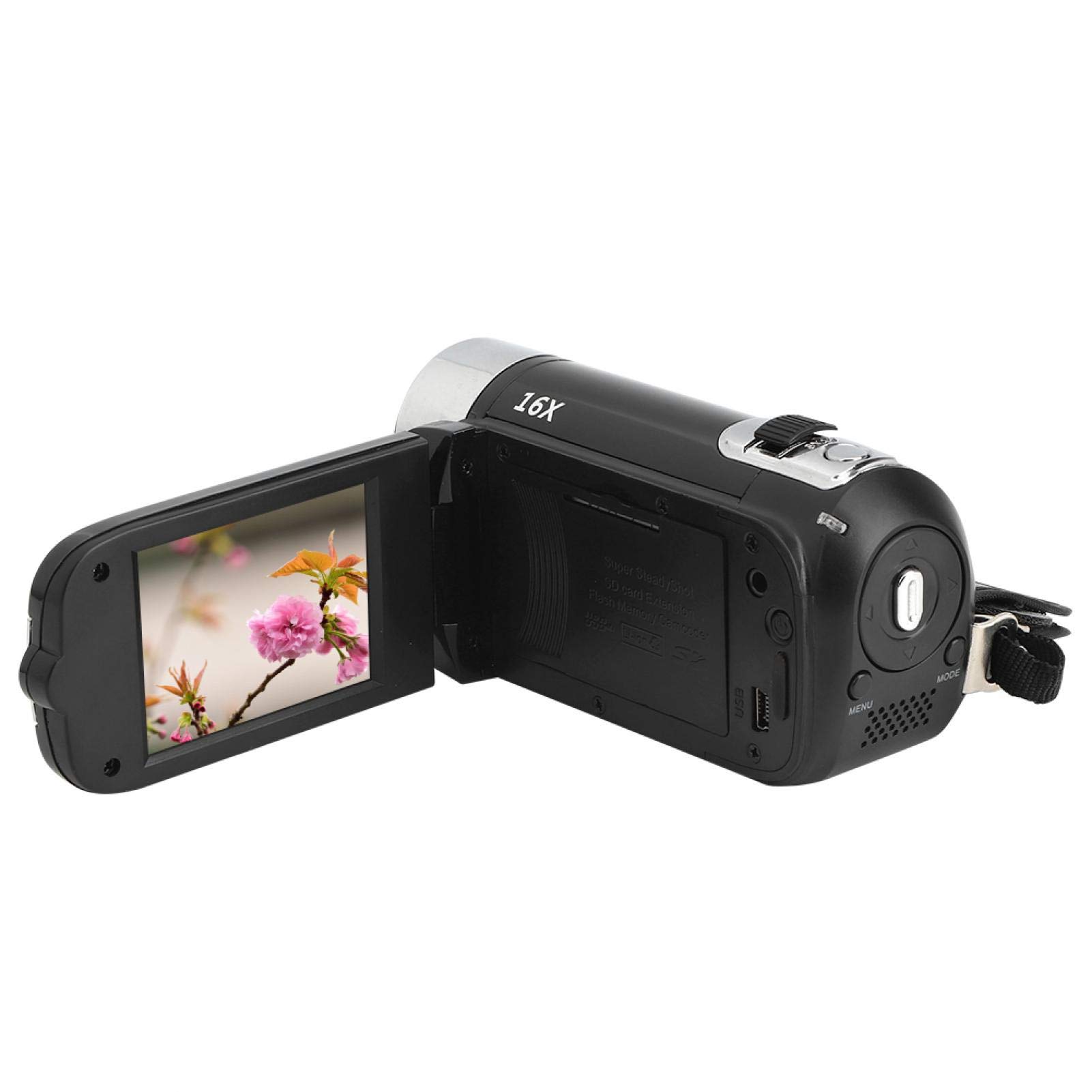 1080P HD Digital Camcorder with 16MP Sensor, 2.7