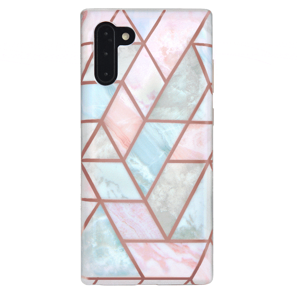 Geometric Marble Samsung Phone Case - Stylish Protective Cover for Samsung Galaxy S21/S20/Note 20 - Perfect for Everyday Use, Work & Travel