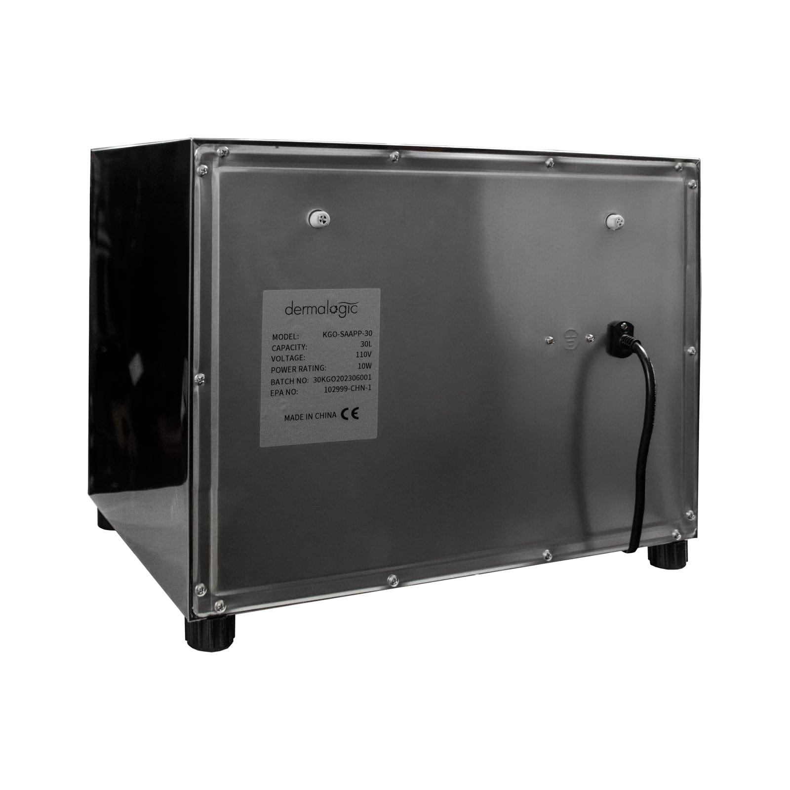 DermaLoGIC 30L UV Sterilizer Box - Portable UV Light Sanitizer for Phones, Jewelry, Makeup Tools & Baby Items - Home & Travel Disinfection Solution
