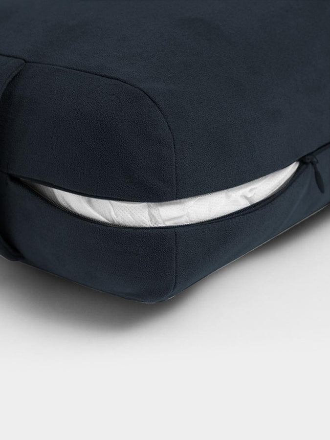 Manduka Rectangular Enlight Technology Meditation Bolster Cushion - Premium Yoga Support for Back, Hips & Knees - Ideal for Meditation, Yin Yoga & Home Relaxation