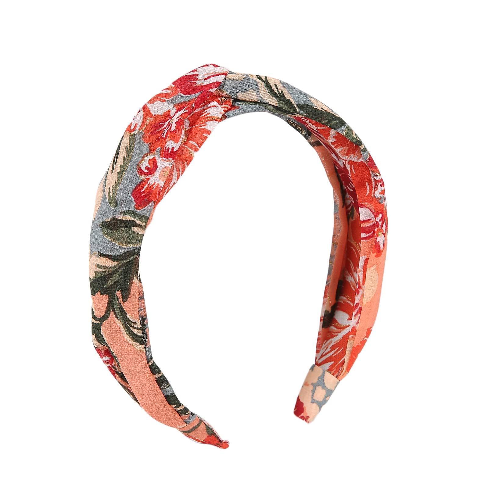 Madison Tyler Boho Headbands for Women - Fashionable Rhinestone Knotted Elastic Hairbands for Workout, Outdoor & Party | Non-Slip Floral Head Accessories | Perfect for Yoga, Running, Beach & Special Occasions