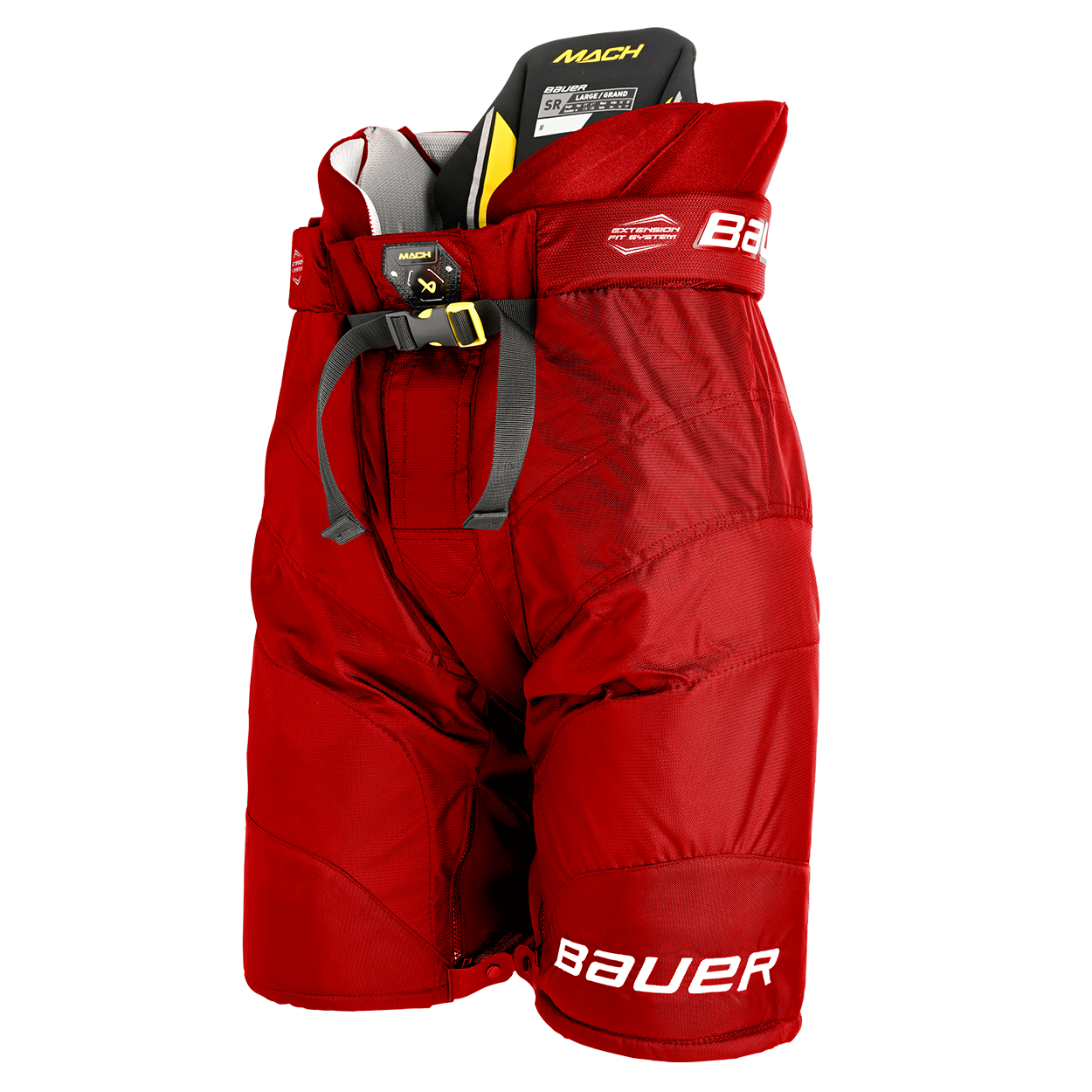 Bauer Supreme Mach Senior Hockey Pants - High-Performance Protective Gear for Ice Hockey Players - Perfect for Games, Practices, and Competitive Play