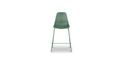 Isla Counter Height Stool - Adjustable Bar Stool with Backrest, Modern Kitchen Island Stool for Dining & Breakfast Nook, Perfect for Home, Cafe & Restaurant Use