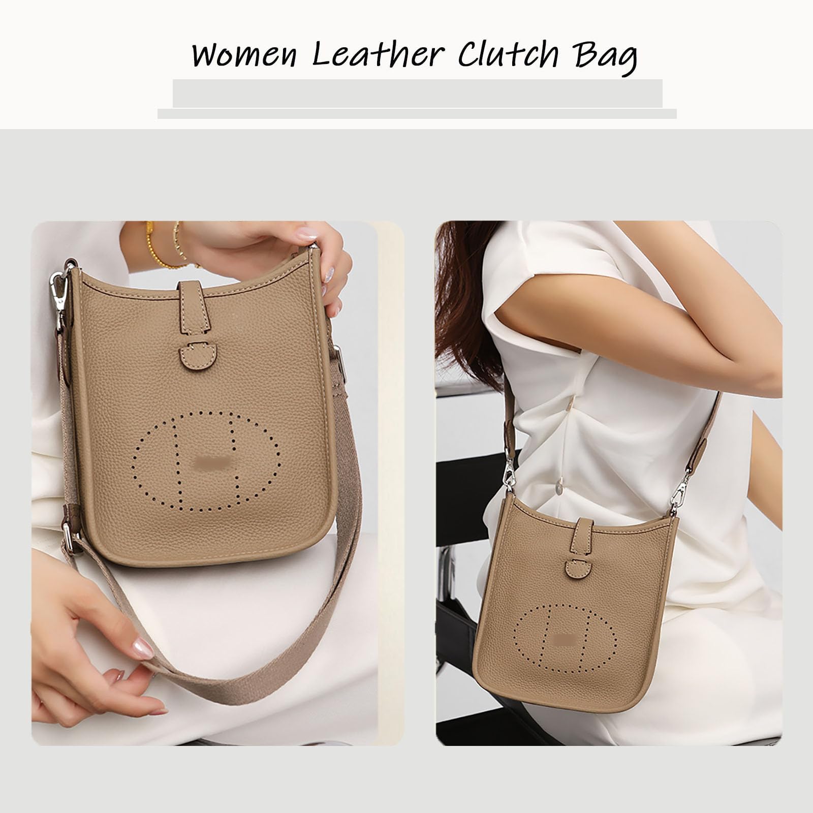 Stylish Women's Leather Flap Shoulder Bag - Elegant Crossbody Purse for Party, Banquet & Evening Events - Perfect Clutch for Date Night & Special Occasions