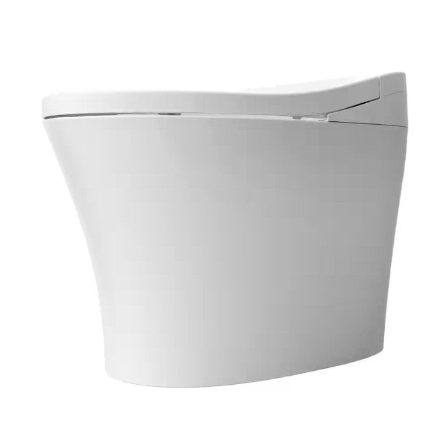 Anzzi TL ST823WH Envo Vail Smart Bidet Toilet - 1.28 GPF Elongated Bowl with Remote Control, Heated Seat & Warm Water Wash - Perfect for Modern Bathrooms & Luxury Homes