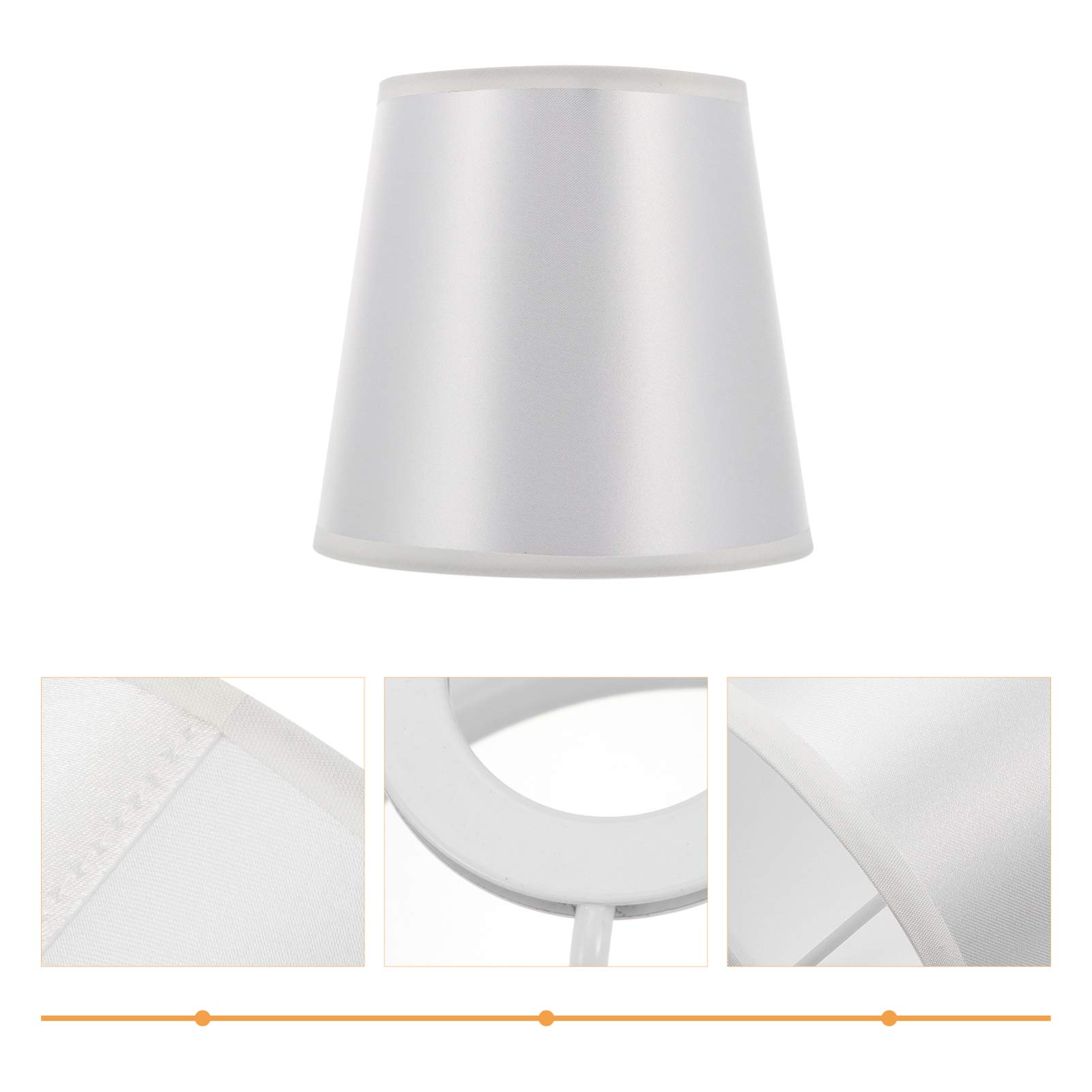 Uonlytech Small Barrel Fabric Lampshade - Stylish Cloth Lamp Cover Replacement for Table & Floor Lamps - Perfect for Living Room, Bedroom, and Office Decor