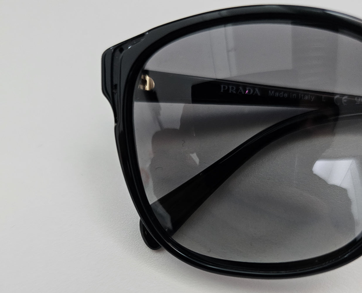 Prada Black Round Sunglasses for Women & Men - UV Protection, Fashionable & Stylish - Perfect for Outdoor Activities, Beach, Driving & Summer Fashion