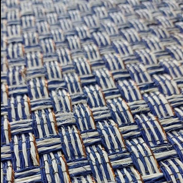 Blue and White Striped Area Rug - Soft and Durable Home Decor for Living Room, Bedroom & Office | Non-Slip Backing