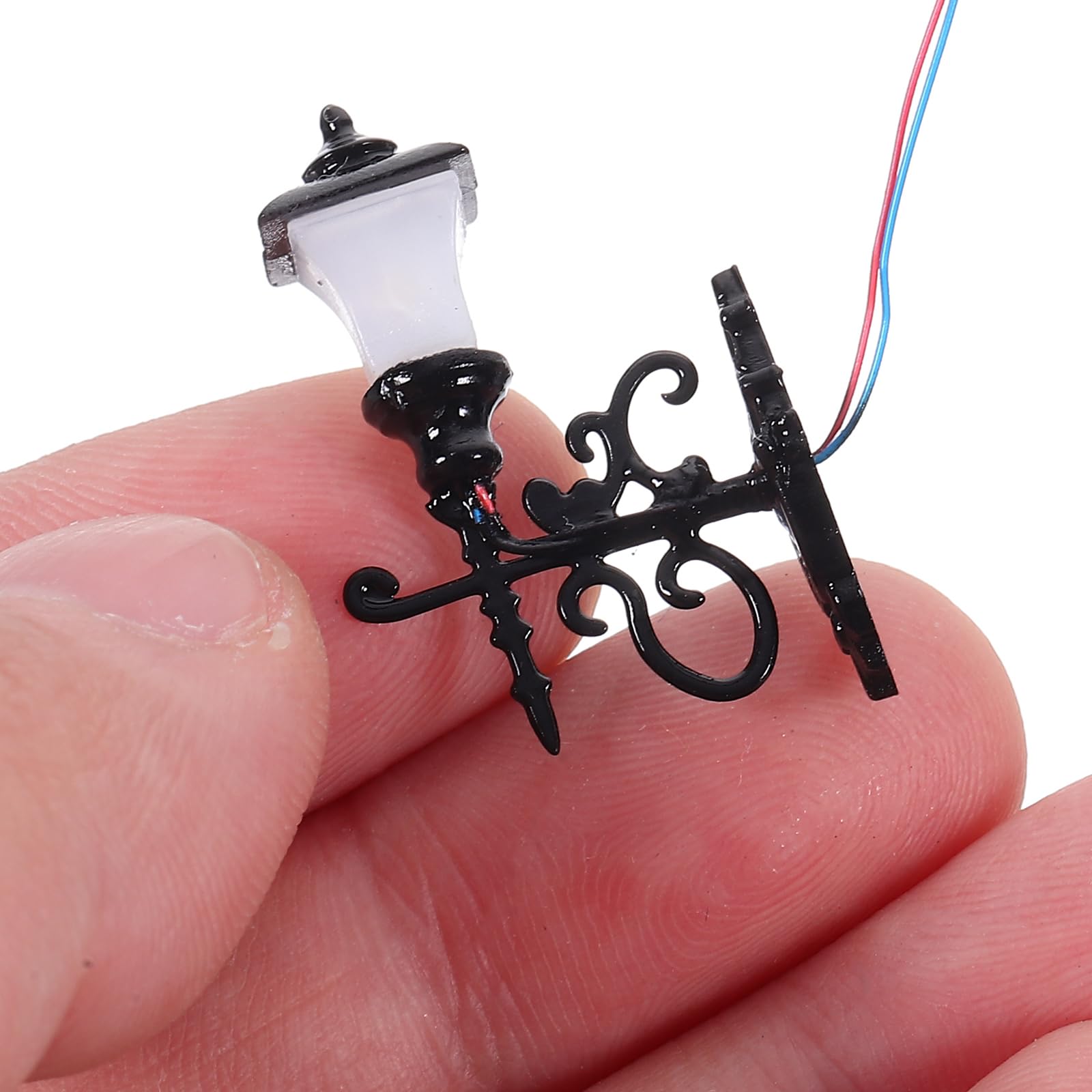 4PCS Miniature Dollhouse Wall Lights - LED Luminous Wall Lamps for DIY Dollhouse Accessories, Sand Table Decor, Micro-Landscape & Model Train Scenes - Perfect for Miniature House, Fairy Garden and Tabletop Displays