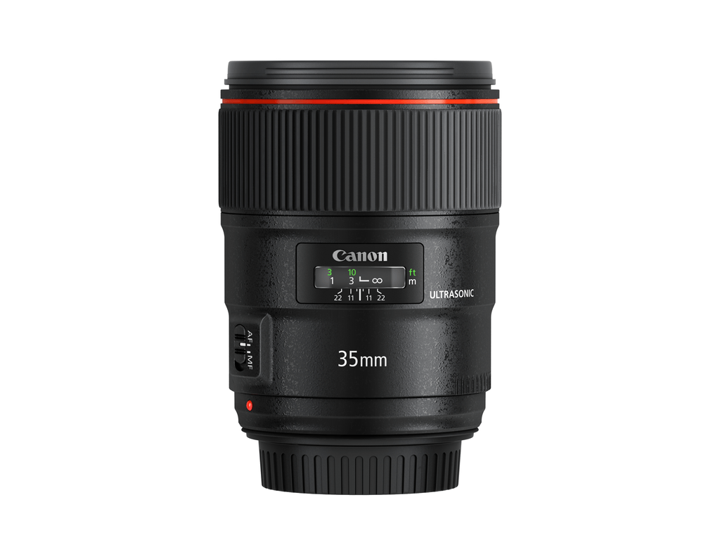 Canon EF 35mm F1.4L II USM Lens - Professional Wide-Aperture Prime Lens for DSLR Cameras (Open Box) | Perfect for Portrait, Wedding & Low-Light Photography