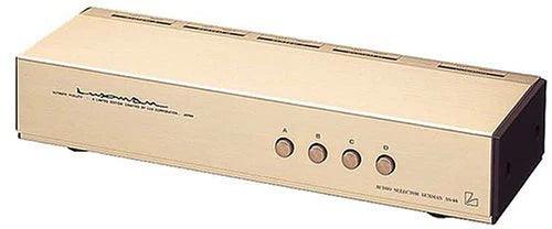 Luxman AS 44 Premium 4-Channel Passive Audio Signal Switcher - RCA Selector Box for Home Theater, Studio, and Hi-Fi Systems