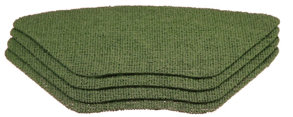 Premium Merritt Wedge Placemats Set of 4 - Eco-Friendly Sage Green Table Mats for Dining, Kitchen & Home Decor - Waterproof & Heat Resistant for Everyday Use and Special Occasions