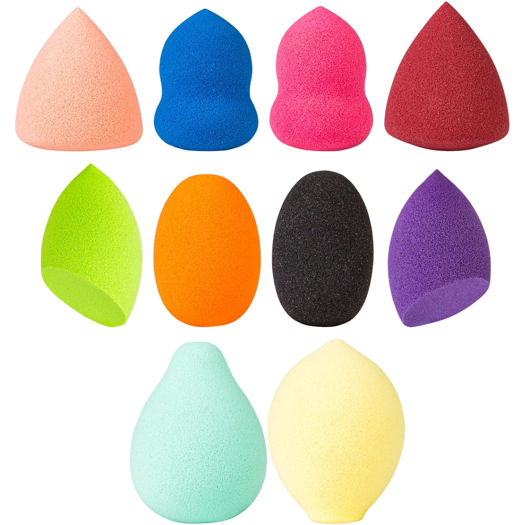 Pretty & Precise Mini Blender Sponge Set - 10 Pack for Smoothies, Protein Shakes & Kitchen Cleaning - Perfect for Home, Office & Travel Use