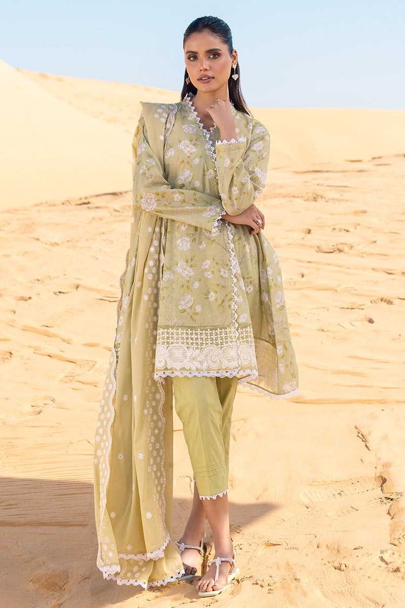 IVY VERDELL 3-Piece Printed Lawn Suit for Women - Floral Embroidery Pakistani Formal Dress - Perfect for Weddings, Parties & Special Occasions