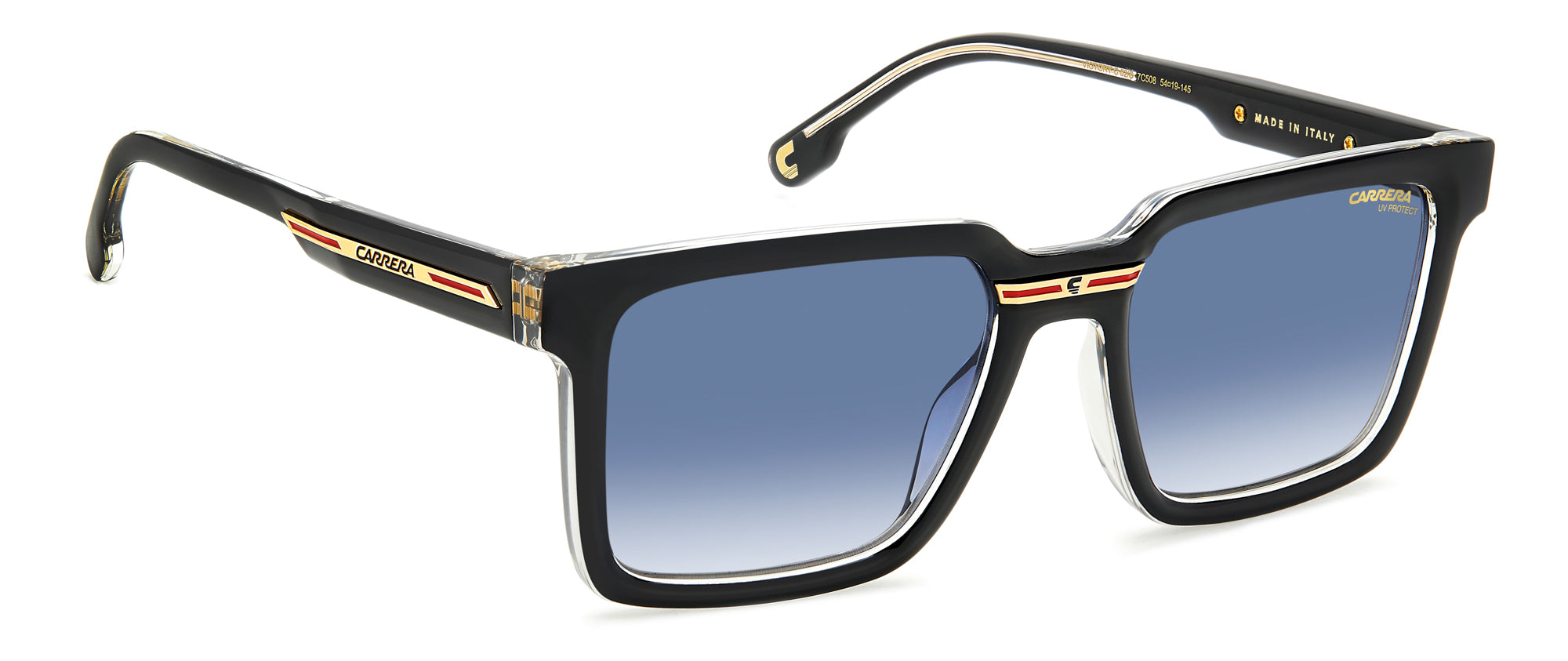 Carrera Victory C 02/S Sunglasses - Polarized UV Protection Sports Shades for Running Cycling Driving - Trendy Aviator Style for Men & Women