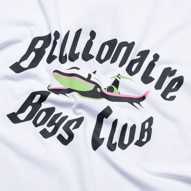 Billionaire Boys Club Jet Tee White - Stylish Graphic T-Shirt for Men | Streetwear Fashion | Perfect for Casual Wear & Urban Lifestyle