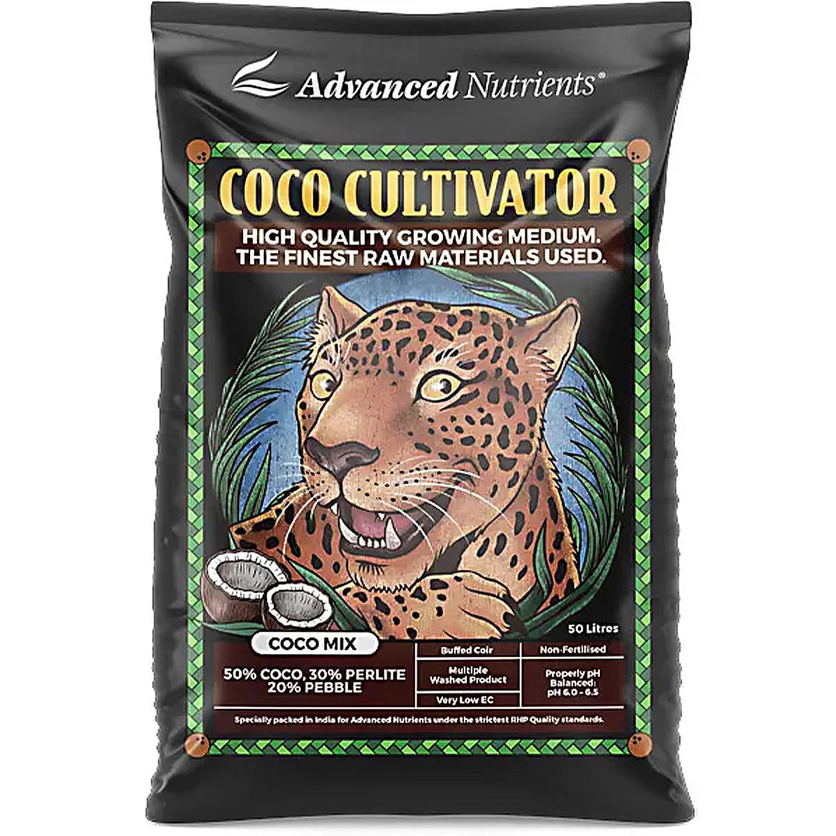 Premium Coco Coir Mix for Plants (50/30/20 Ratio) - 50L Bag - Ideal for Hydroponics, Indoor Gardening & Seed Starting