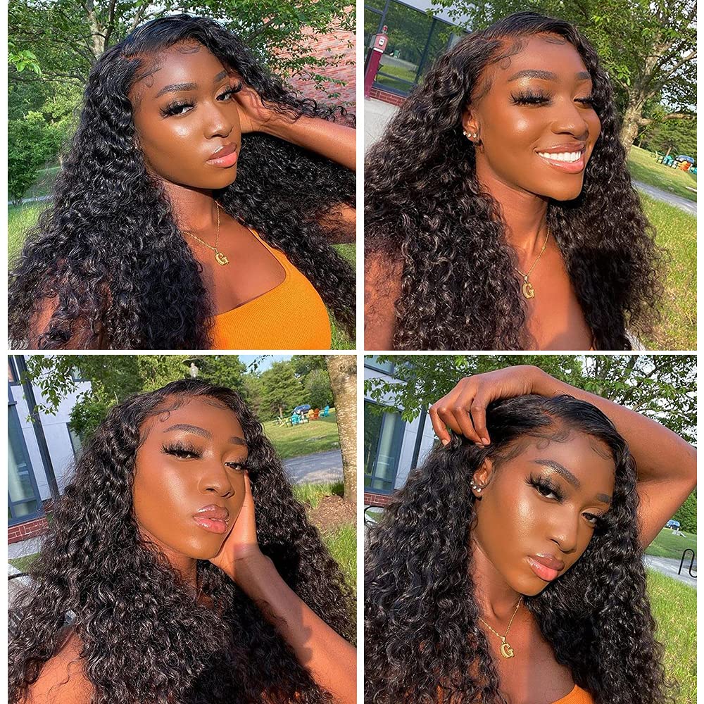 Brazilian Virgin Human Hair Lace Front Wigs 20