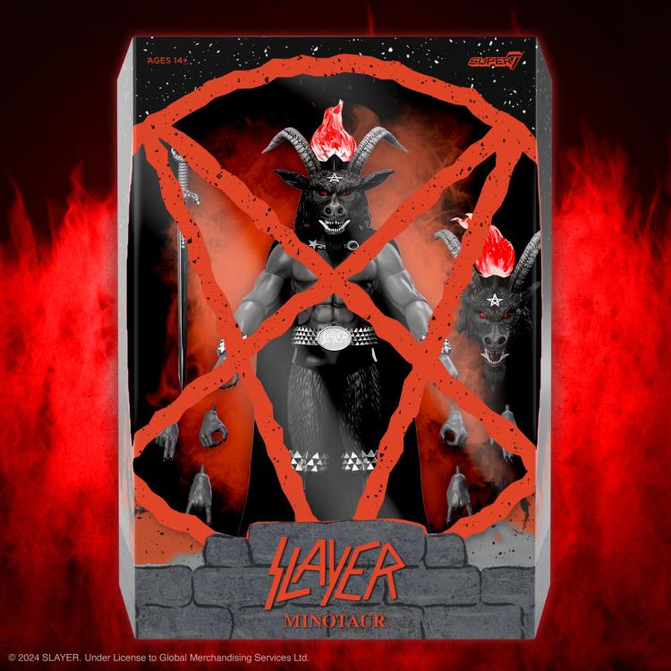 Minotaur (Black Magic) Slayer ULTIMATES Action Figure - Collectible Fantasy Battle Toy for Display & Role-Playing Games