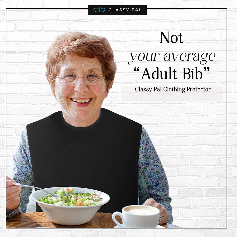 Premium Adult Bibs for Men & Women - Waterproof & Stylish Clothing Protectors for Dining, Elderly Care & Mealtime Comfort - Ideal for Restaurants, Nursing Homes & Home Use