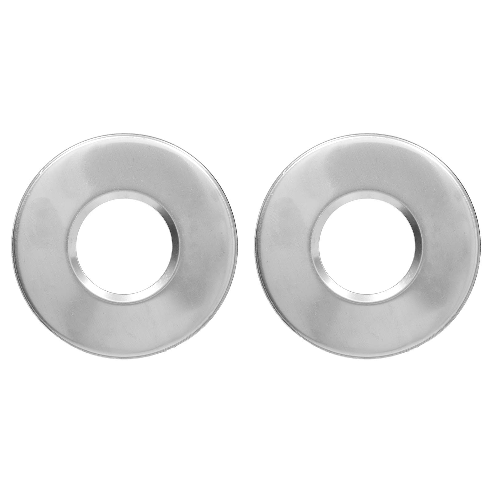 2Pcs High Hardness Stainless Steel Swimming Pool Ladder Escutcheon Cover Plate - 5cm Pipe Hand Rail Replacement Parts for Inground & Above Ground Pools