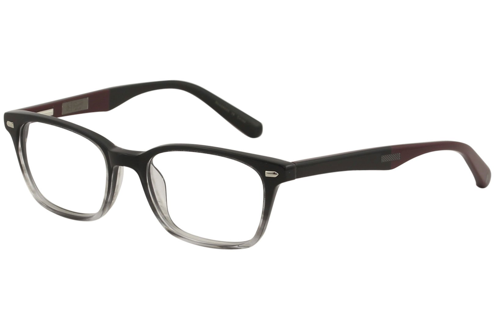 Original Penguin THE CLYDE Black Gradient Eyeglasses - 50mm Frame Size for Men & Women | Stylish Prescription Glasses & Blue Light Blocking Computer Glasses for Work, Reading & Screen Time