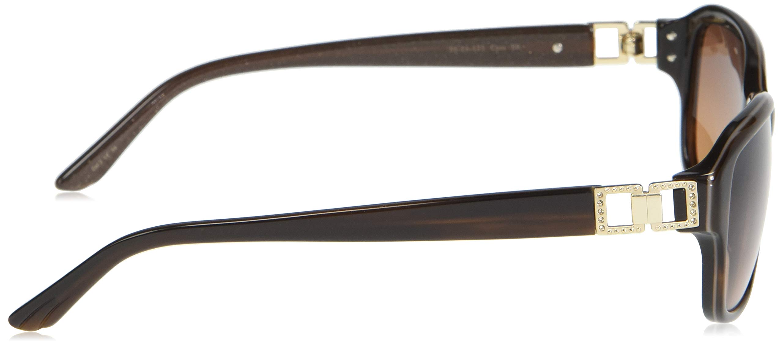Women's Cyra Square Sunglasses - Classic Brown Frame & UV Protection (55mm) - Perfect for Beach, Driving & Outdoor Activities