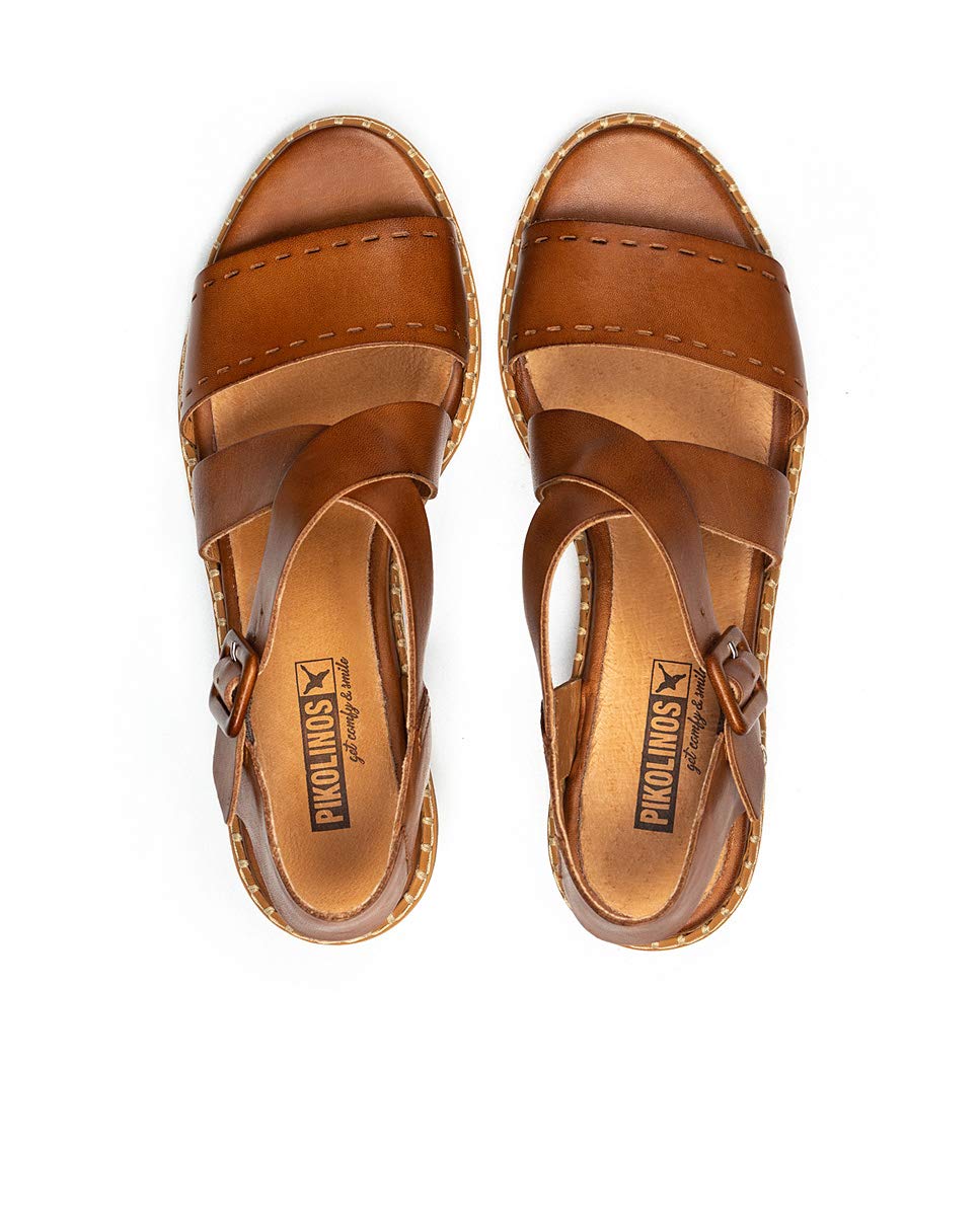 PIKOLINOS Women's Leather Heeled Sandals - Comfortable & Stylish Blanes for Casual Outings, Parties & Summer Wear