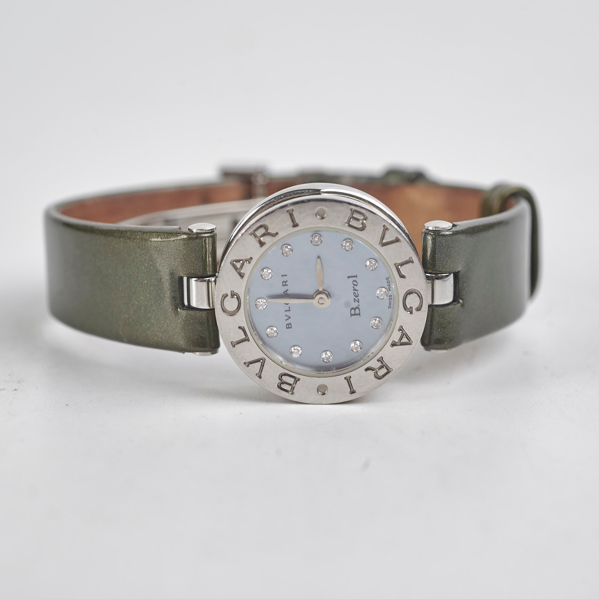 Bvlgari B Zero1 Blue Mother of Pearl Stainless Steel Women's Watch - Luxury Timepiece for Elegant Occasions & Formal Events