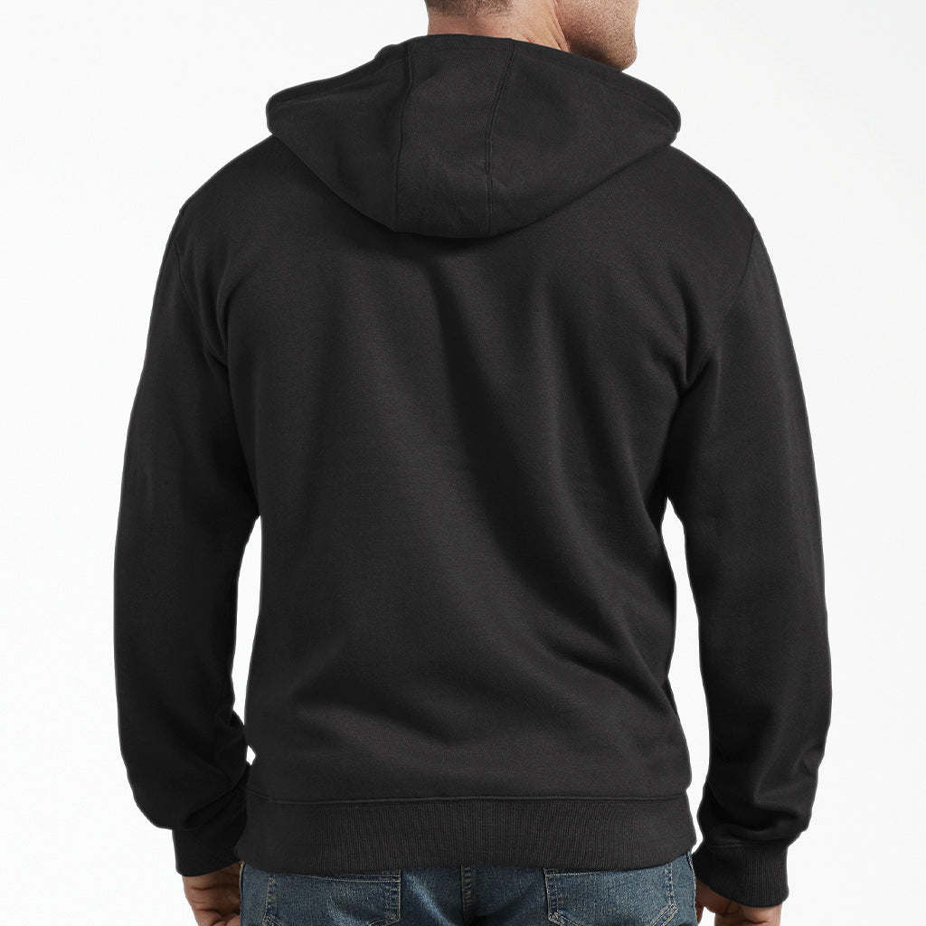 Dickies Men's Fleece Full Zip Hoodie - Warm & Comfortable Winter Jacket for Casual Wear, Work & Outdoor Activities