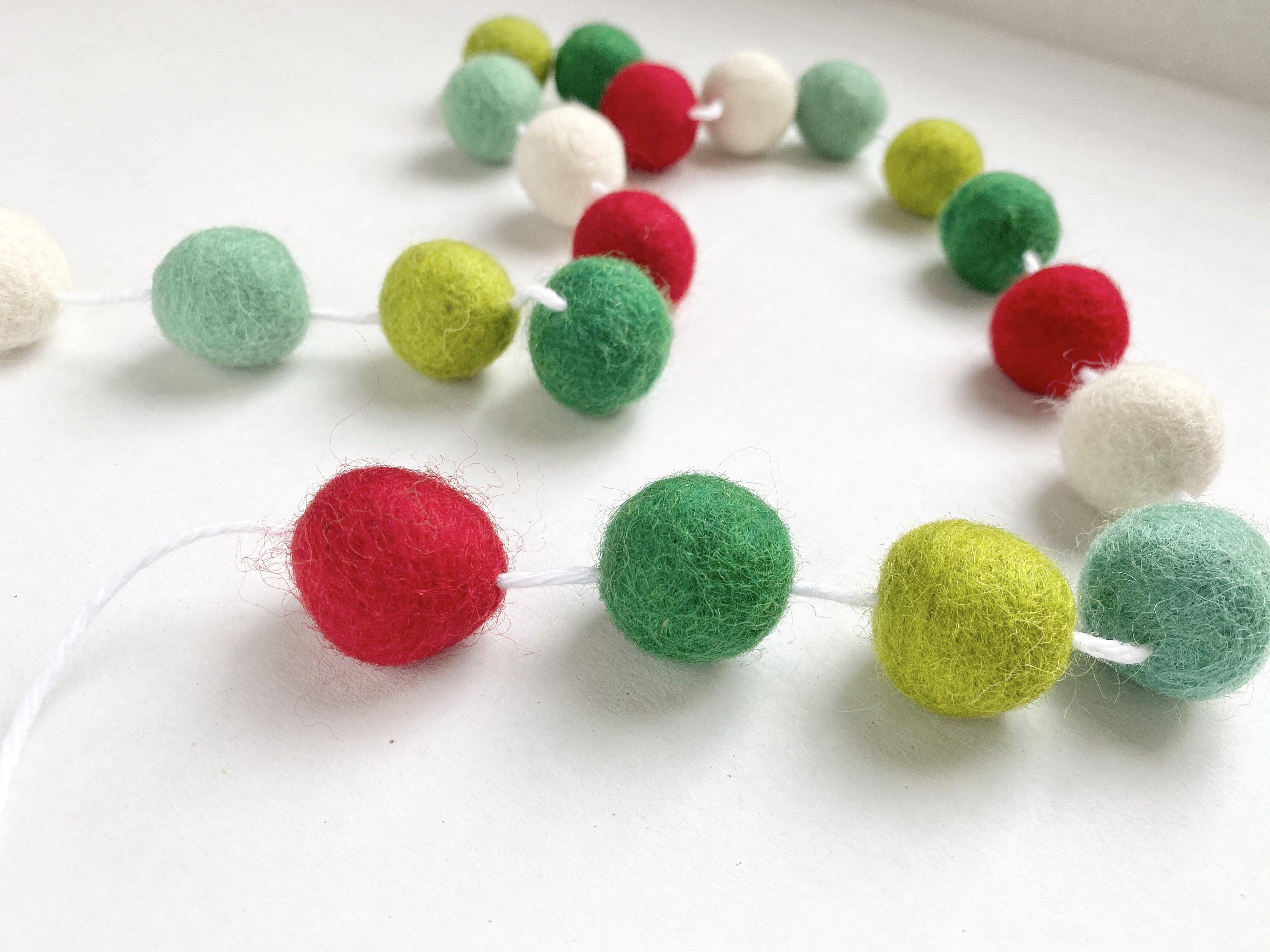 Whimsical Christmas Garland Decor - Festive Holiday Home Decorations for Tree, Mantel & Staircase