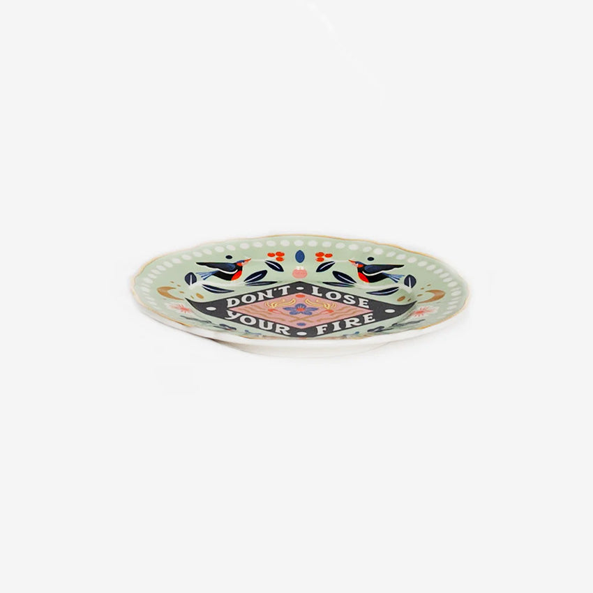 Bitossi Home Love Party Plate - Elegant Ceramic Dinnerware for Celebrations & Gatherings - Perfect for Weddings, Birthdays & Special Events