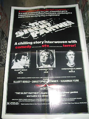Original U.S. One-Sheet Movie Poster - Silent Partner (Elliott Gould) - Vintage Film Memorabilia for Collectors & Home Theater Decor