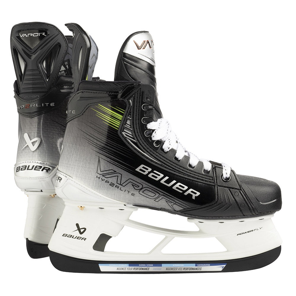 Bauer Vapor Hyperlite 2 Senior Ice Hockey Skates - Lightweight Performance Skates for Competitive Players - Perfect for Ice Hockey Games & Training