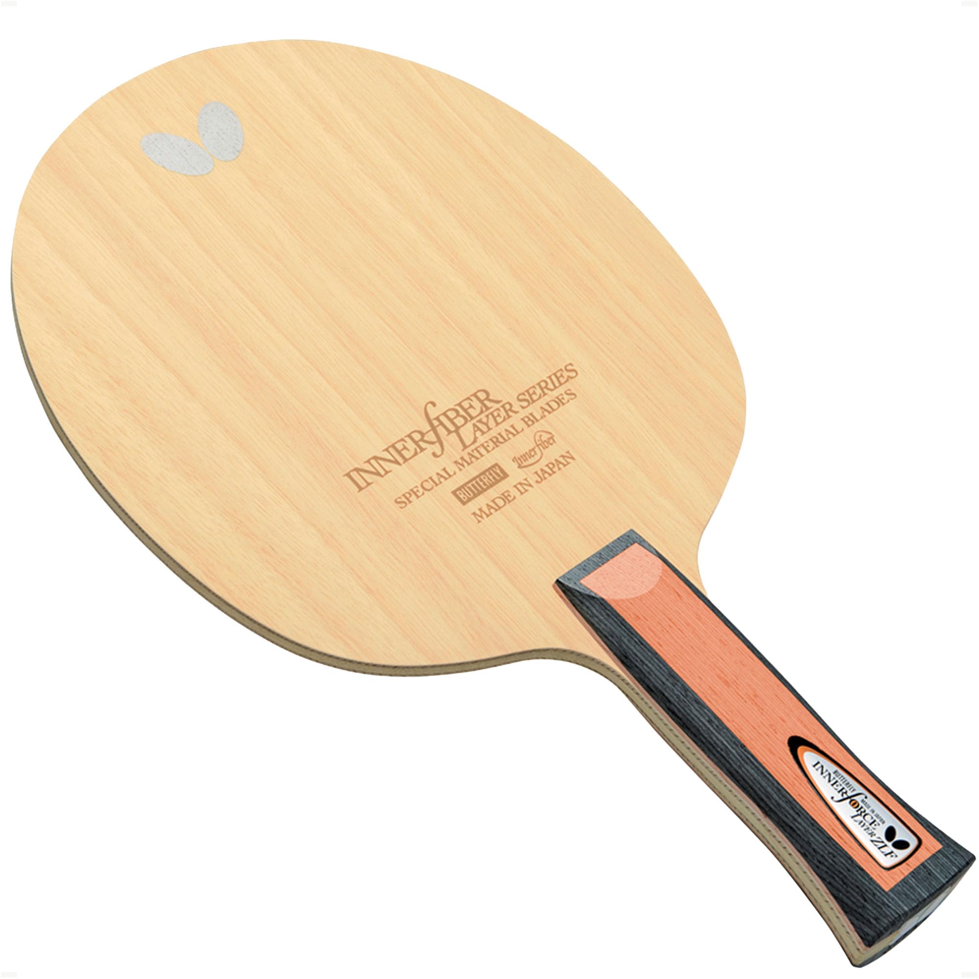Butterfly Innerforce Layer ZLF Table Tennis Blade - Premium ZL Fiber Professional Ping Pong Paddle - AN, FL, ST Handle Styles - Made in Japan - Perfect for Competitive Play & Training