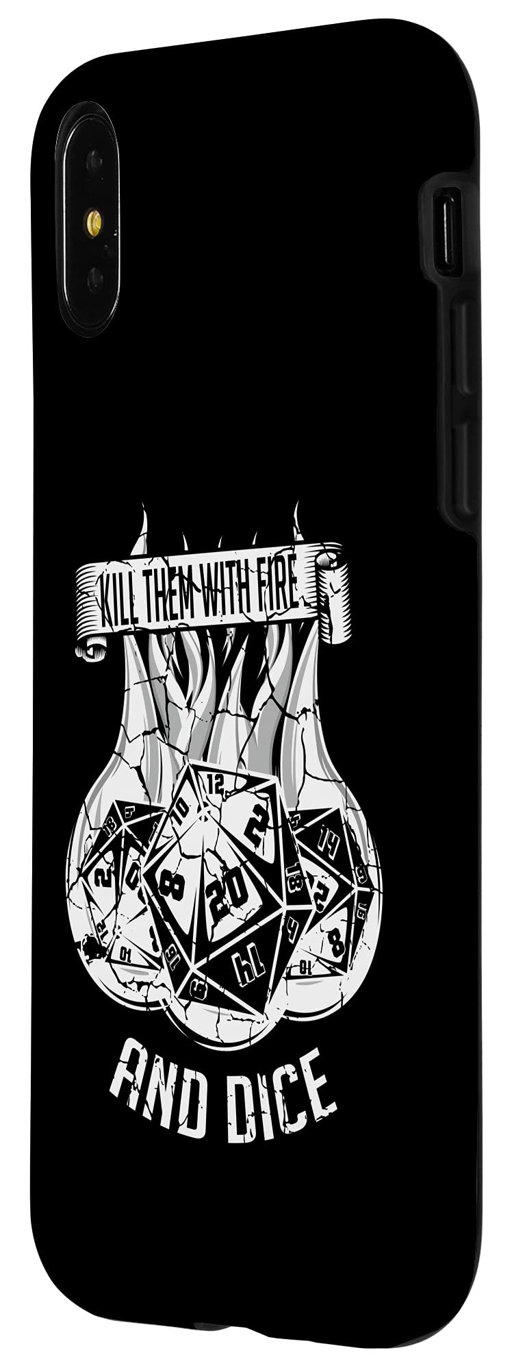 iPhone X/XS Kill Them With Fire Gamer Case - Durable Protective Cover for Gaming Enthusiasts | Perfect for Competitive Mobile Gaming & Everyday Use