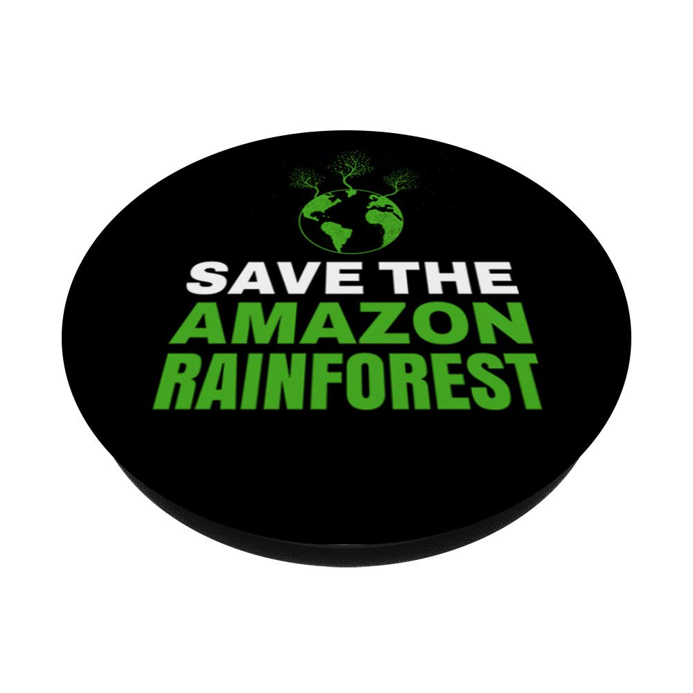 Eco-Friendly Save the Amazon Rainforest PopSockets - Swappable PopGrip for Phones & Tablets - Support Amazonia Conservation (Perfect for Travel, Work & Daily Use)