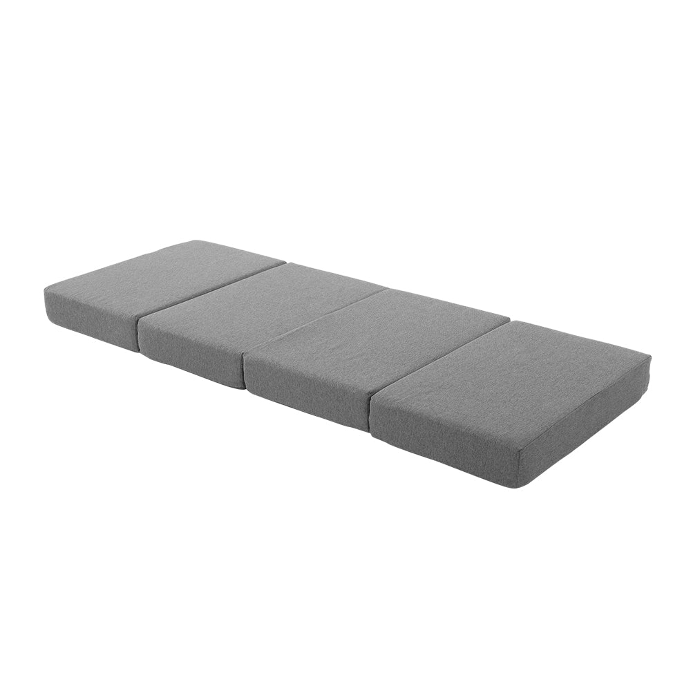 Foldable Portable Camping Mattress - Lightweight Floor Bed for Indoor & Outdoor Use - Perfect for Camping, Travel, Guest Room & Sleepovers