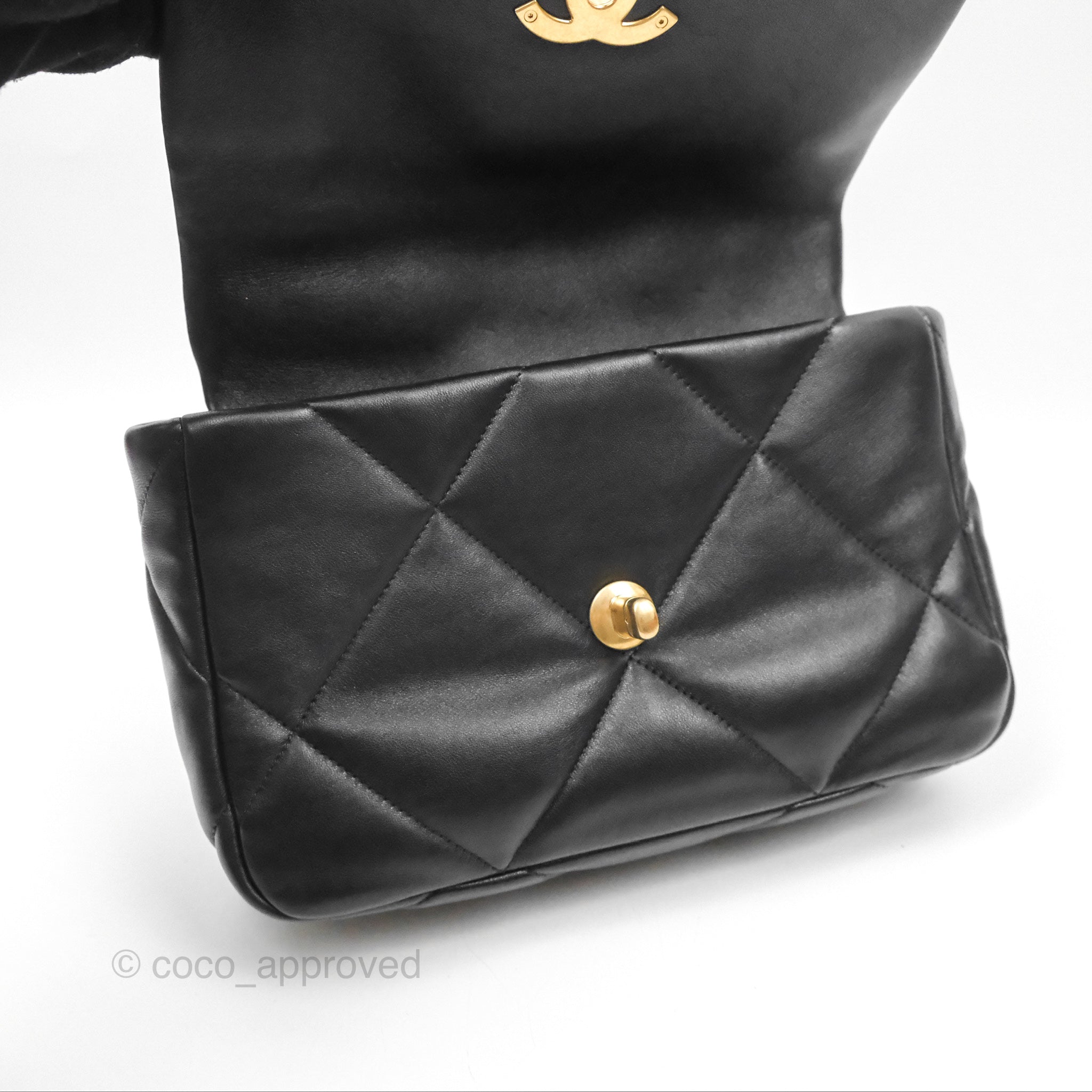 Chanel 19 Small Black Mixed Hardware Flap Bag - Luxury Designer Handbag for Women | Perfect for Everyday Use, Work & Special Occasions