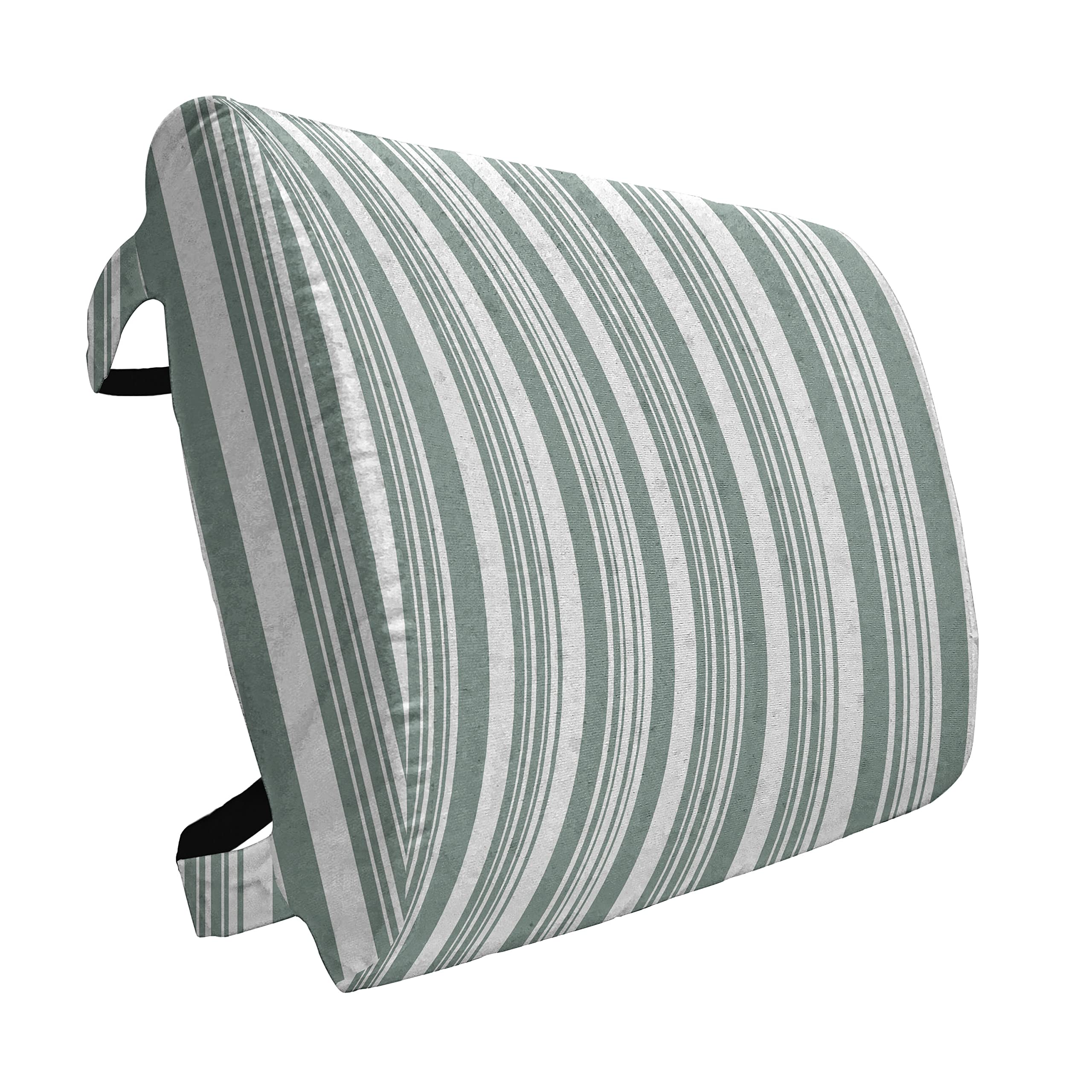 Ambesonne Modern Lumbar Support Pillow - Vertical Stripes Abstract Print, High Density Foam for Office Chair & Car Seat - 14
