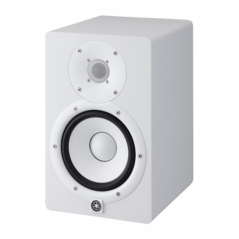 Yamaha HS7 White Active Two-Way Near Field Studio Monitor Speaker - 95W Power, Professional Audio for Home & Studio Recording, Mixing, and Music Production