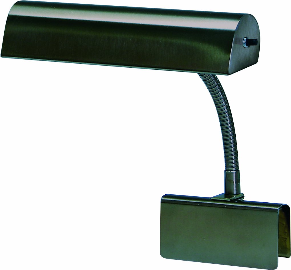 House Of Troy GP10-81 10-Inch Grand Piano Lamp - Portable Mahogany Bronze Finish Desk Light for Home Office, Music Room & Reading Nook