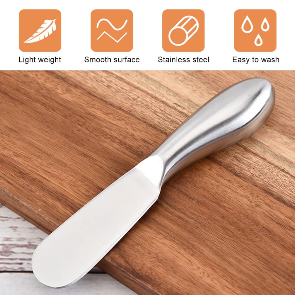 Hemoton 3-Piece Cheese and Butter Cutting Set - Stainless Steel Cheese Slicer, Manual Butter Cutter for Kitchen, Baking & Restaurant Use - Perfect for Sandwiches, Charcuterie Boards & Food Prep
