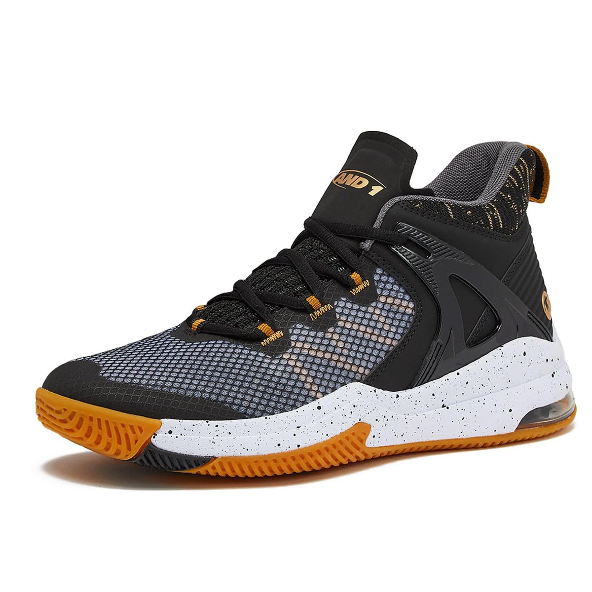 AND1 Turnaround Men's Basketball Shoes - Indoor & Outdoor Court Sneakers for Street Play