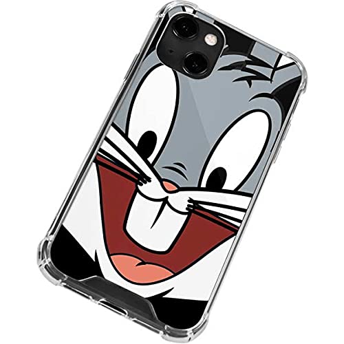 Skinit Clear iPhone 13 Case with Official Looney Tunes Bugs Bunny Design - Slim Protective Cover for Everyday Use & Showcasing Style