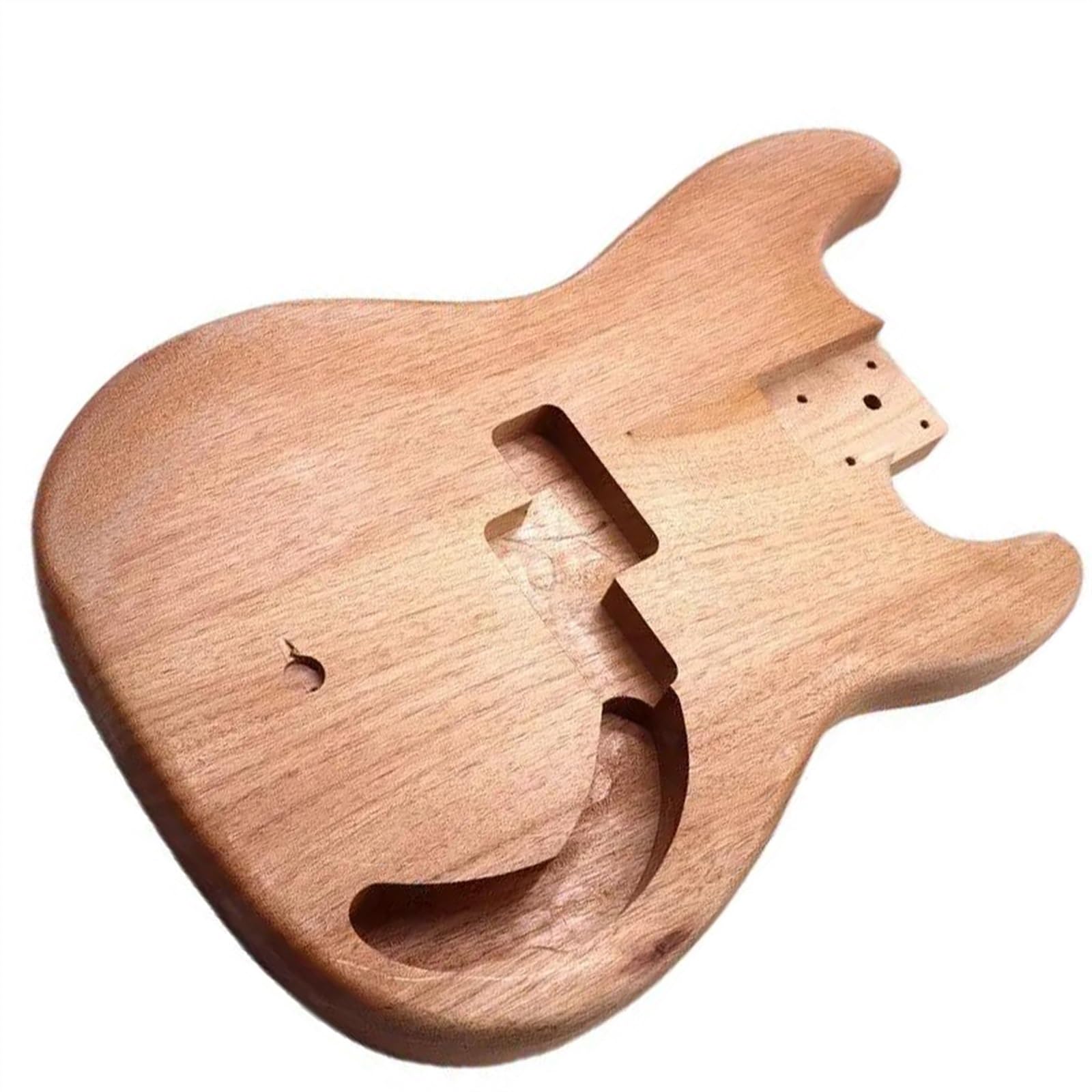 DIY Electric Bass Guitar Body - Okoume Wood PB Style Bass Guitar Body for Electric Bass Guitar - Perfect for Custom Builds, Upgrades & DIY Projects